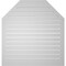 Ekena Millwork Octagonal Top Surface Mount PVC Gable Vent w/ 2"W x 1-1/2"P Brickmould Frame, 40"W x 42"H GVPOT40X4202SF - alternate 5
